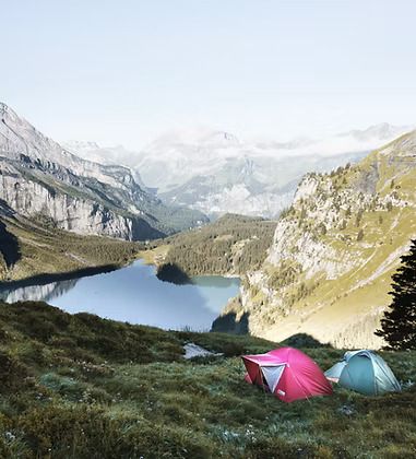 Expedition Tents in Mountains